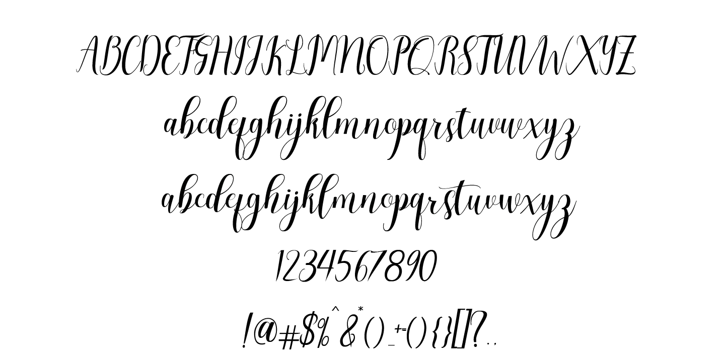 Example font Mallica #3
